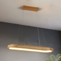 BRILAGI - Κρεμαστό LED φωτιστικό με καλώδιο UMEA WOOD LED/30W/230V 70x20 cm ξύλινο