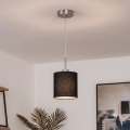 Brilagi - Κρεμαστό LED φωτιστικό με σύρμα NUBILA 1xE27/60W/230V Ø 14 εκ. μαύρο