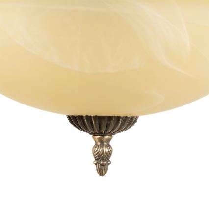 BRILAGI - Κρεμαστός πολυέλαιος με αλυσίδα DAHLIA 9xE27/40W/230V, διάμ. 74 εκ., ορείχαλκος
