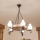 Brilagi - Κρεμαστός πολυέλαιος με αλυσίδα ROATA 5xE14/40W/230V, φινίρισμα δρυός