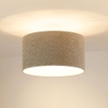 Brilagi - Κρεμαστό φωτιστικό οροφής BOUCLE ROLLER 1xE27/15W/230V διάμετρος 45 cm γκρι