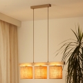 Brilagi - Κρεμαστό φωτιστικό οροφής FOREST 3xE27/15W/230V πεύκο/καφέ