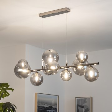 Brilagi -  Κρεμαστό φωτιστικό οροφής LED MILLA 10xG9/3W/230V γυαλιστερό χρώμιο/φιμέ