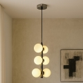 Brilagi -  Κρεμαστό φωτιστικό οροφής LED MILLA 6xG9/3W/230V γυαλιστερό χρώμιο/λευκό