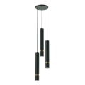 Brilagi - Κρεμαστό φωτιστικό οροφής POKER 3xGU10/25W/230V πράσινο/χρυσό
