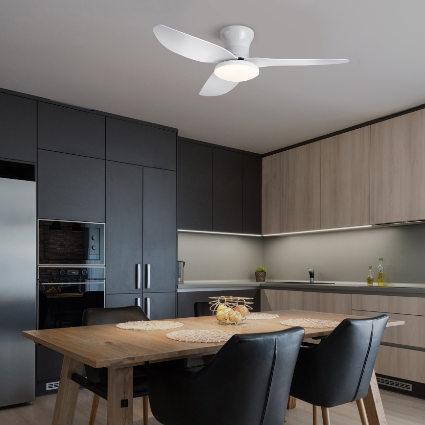 Brilagi - Ρυθμιζόμενο LED οροφής ανεμιστήρας LED/30W/230V 3000-6500K λευκός + τηλεχειριστήριο