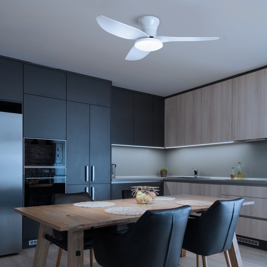 Brilagi - Ρυθμιζόμενο LED οροφής ανεμιστήρας LED/30W/230V 3000-6500K λευκός + τηλεχειριστήριο