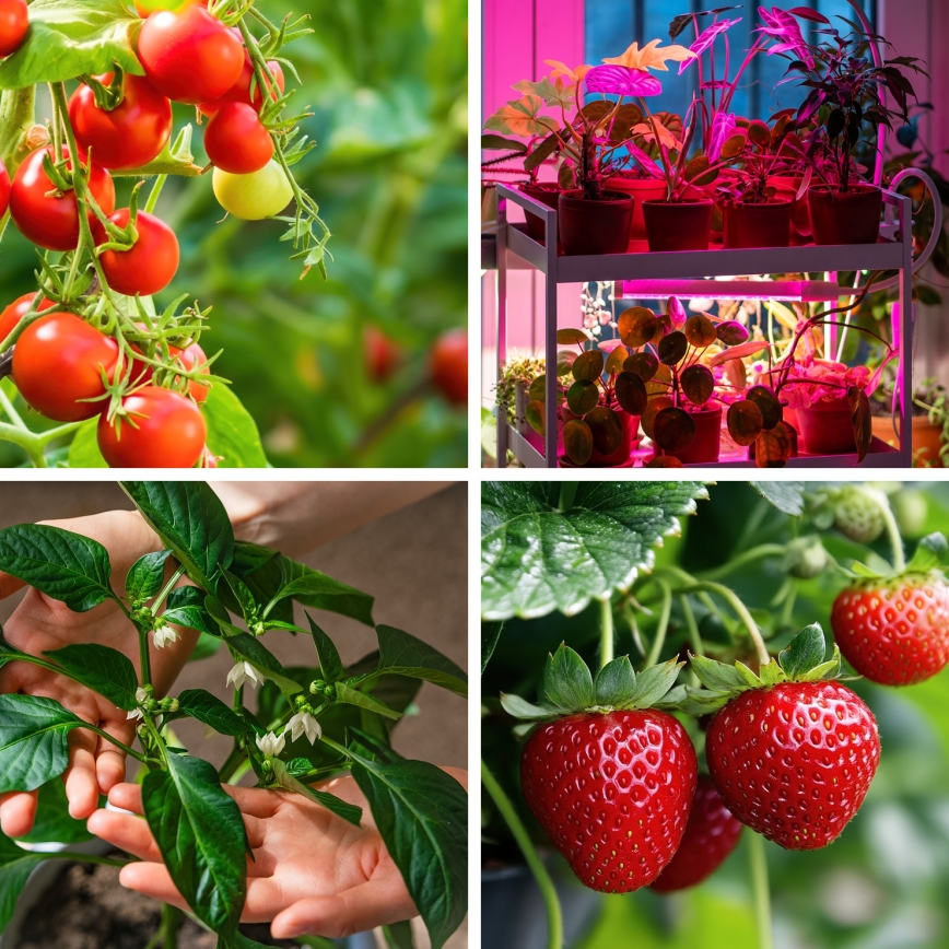 Brilagi - LED Dimming εύκαμπτο Επιτραπέζιο φωτιστικό με κλιπ για ανάπτυξη φυτών VITABLOOM 3xLED/10W/230V μαύρο