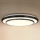 Brilagi - LED Dimmable φωτιστικό οροφής LUCIANO LED/48W/230V 3000-6500K ø 39 cm μαύρο + τηλεχειριστήριο