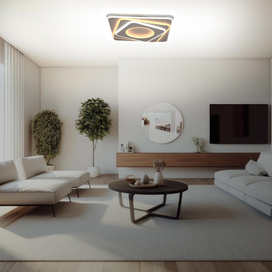 Brilagi - LED Dimmable φωτιστικό οροφής MODERN LED/100W/230V 2700-6500K 48x48 cm + τηλεχειριστήριο