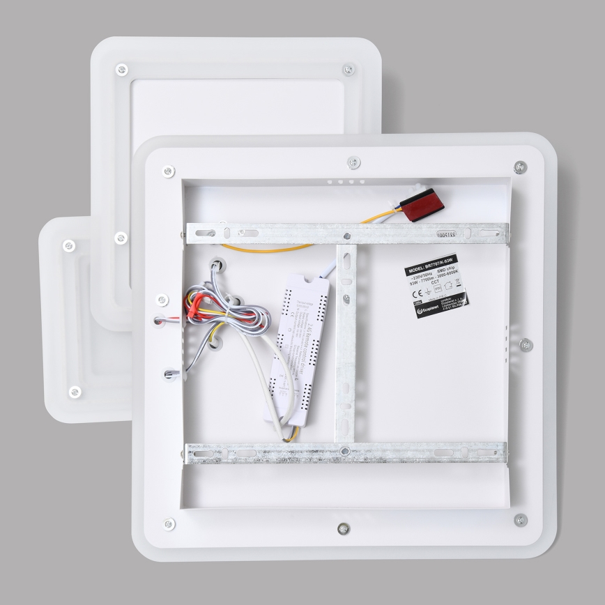 Brilagi - LED Dimmable φωτιστικό οροφής MODERN LED/93W/230V 2700-6500K 48,5x48,5 cm + τηλεχειριστήριο