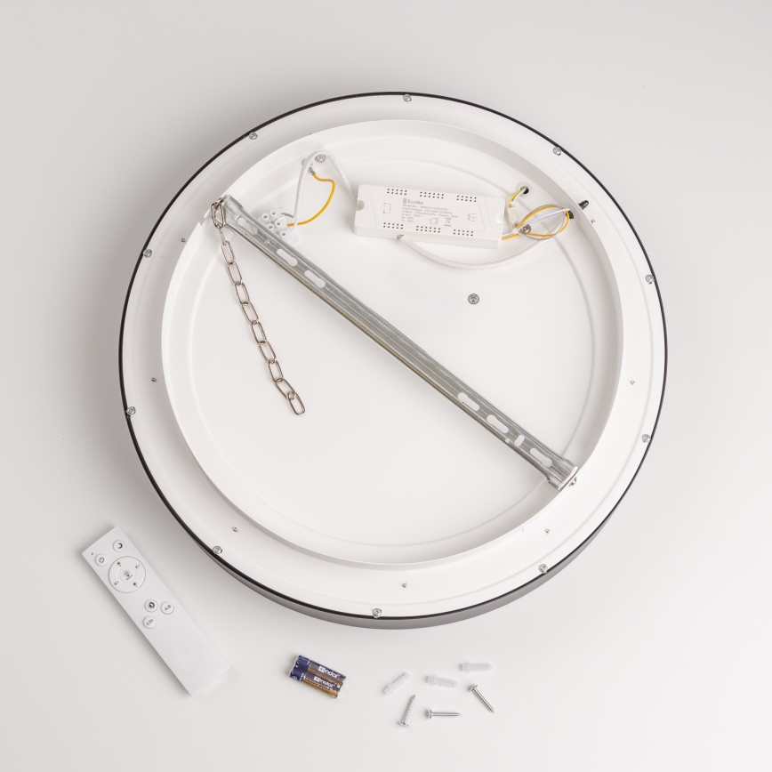 Brilagi - LED Dimmable φωτιστικό οροφής FALCON LED/80W/230V 3000-6500K μαύρο + τηλεχειριστήριο