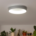 Brilagi - LED Dimmable φωτιστικό οροφής FALCON LED/80W/230V 3000-6500K γκρι + τηλεχειριστήριο