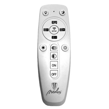 Brilagi - Led Dimmable κρεμαστό φωτιστικό οροφής CIRCLE LED/55W/230V 3000-6500K καφέ + τηλεχειριστήριο