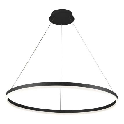 Brilagi - Led Dimmable κρεμαστό φωτιστικό οροφής CIRCLE LED/55W/230V 3000-6500K μαύρο + τηλεχειριστήριο