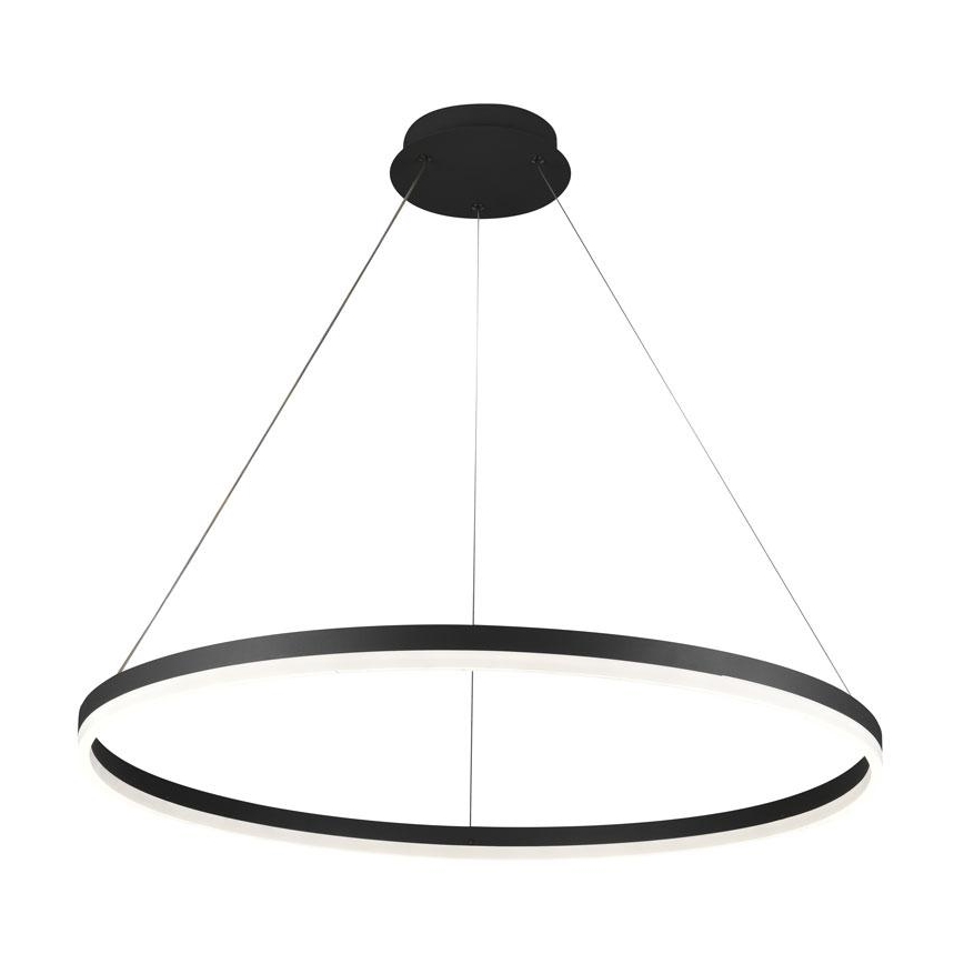 Brilagi - Led Dimmable κρεμαστό φωτιστικό οροφής CIRCLE LED/55W/230V 3000-6500K μαύρο + τηλεχειριστήριο