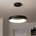 Brilagi - LED Dimmable κρεμαστό φωτιστικό οροφής FALCON LED/40W/230V 3000-6500K μαύρο+ τηλεχειριστήριο