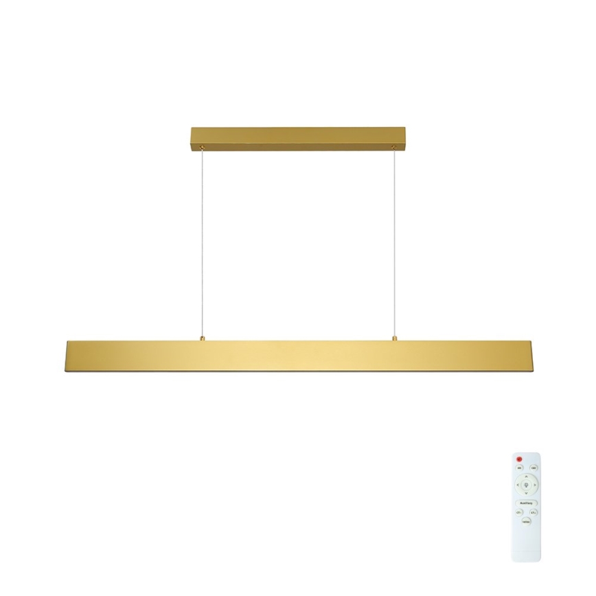 Brilagi - Led Dimmable κρεμαστό φωτιστικό οροφής SLIMLINE LED/40W/230V 3000-6000K χρυσό + τηλεχειριστήριο