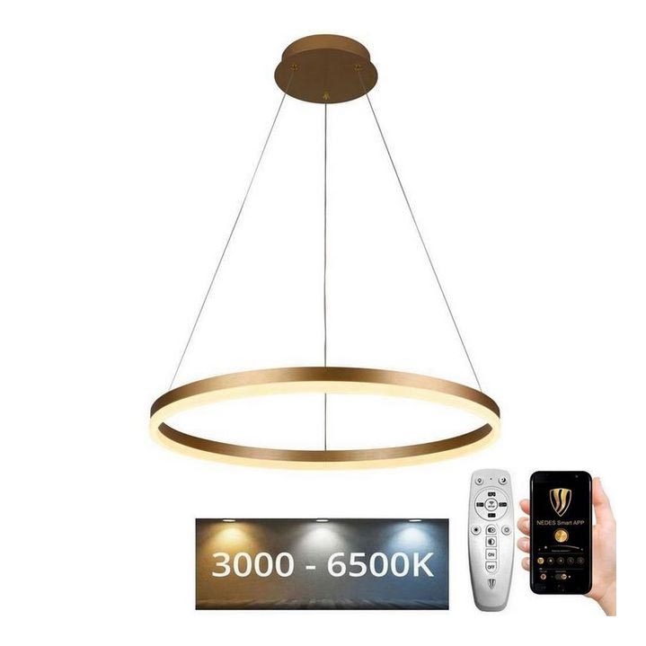 Brilagi - Led Dimmable κρεμαστό φωτιστικό οροφής CIRCLE LED/42W/230V 3000-6500K + τηλεχειριστήριο