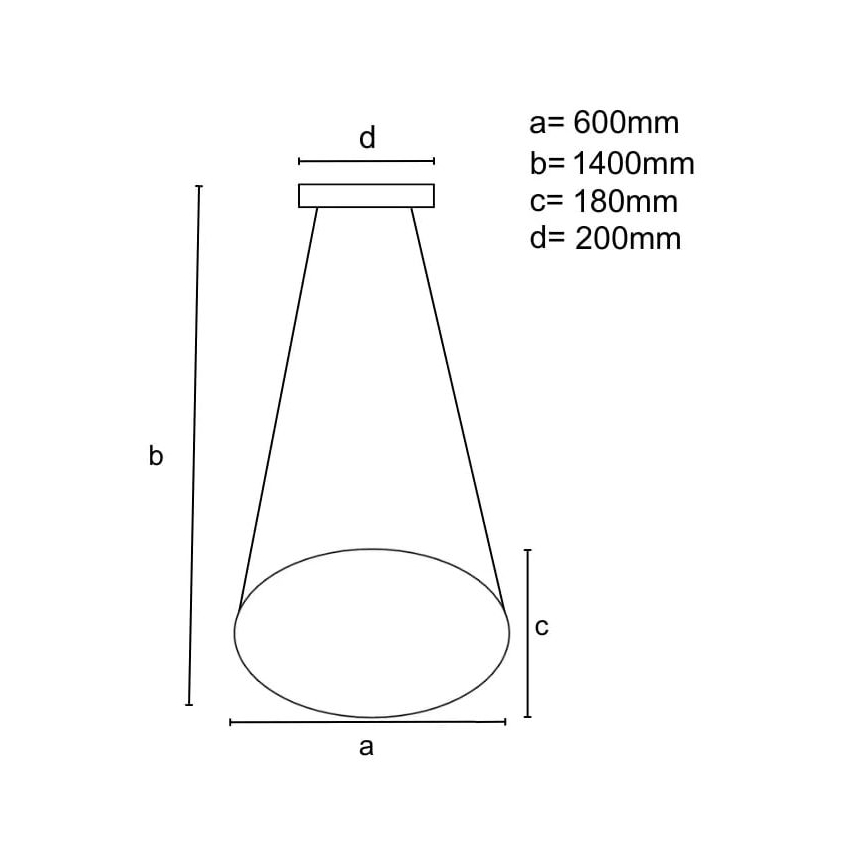 Brilagi - Led Dimmable κρεμαστό φωτιστικό οροφής COSMOWAVE LED/70W/230V 3000-6500K λευκό + τηλεχειριστήριο