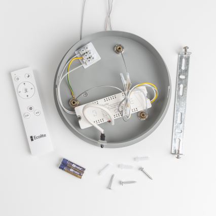 Brilagi - LED Dimmable κρεμαστό φωτιστικό οροφής FALCON LED/80W/230V 3000-6500K γκρι + τηλεχειριστήριο