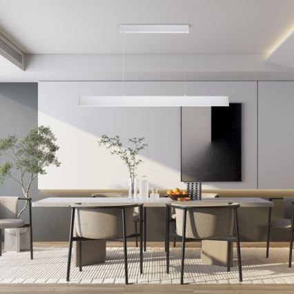 Brilagi - Led Dimmable κρεμαστό φωτιστικό οροφής SLIMLINE LED/40W/230V 3000-6000K λευκό + τηλεχειριστήριο