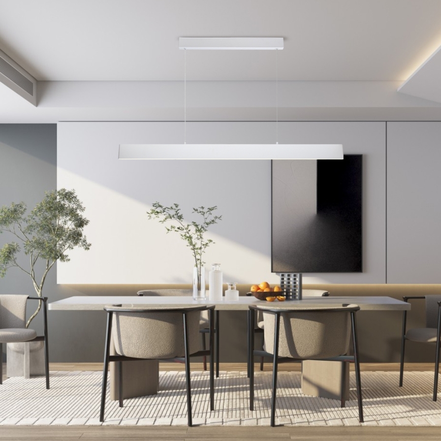 Brilagi - Led Dimmable κρεμαστό φωτιστικό οροφής SLIMLINE LED/40W/230V 3000-6000K λευκό + τηλεχειριστήριο