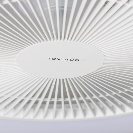 Brilagi - LED Dimmable φωτιστικό με ανεμιστήρα AURA LED/38W/230V 3000-6000K λευκό + τηλεχειριστήριο