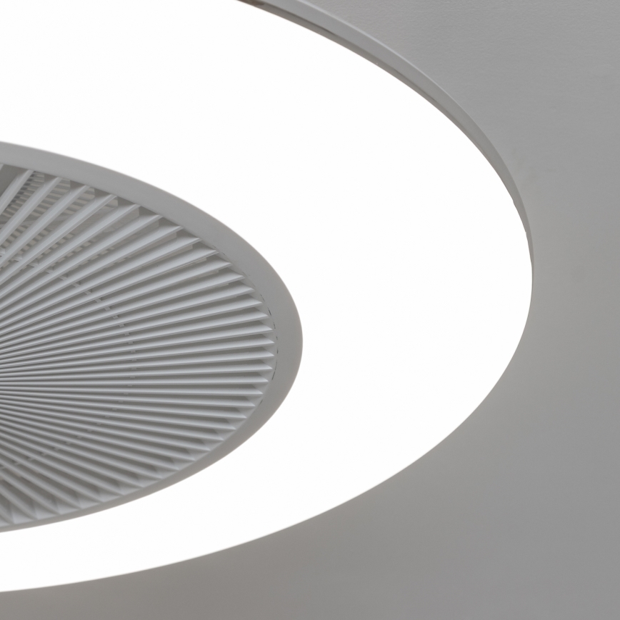 Brilagi - LED Dimmable φωτιστικό με ανεμιστήρα AURA LED/38W/230V 3000-6000K λευκό + τηλεχειριστήριο