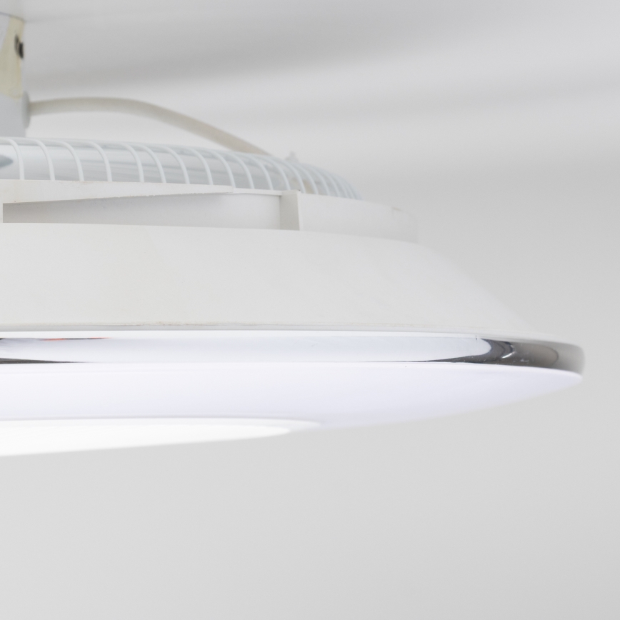 Brilagi - LED Dimmable φωτιστικό με ανεμιστήρα AURA LED/38W/230V 3000-6000K λευκό + τηλεχειριστήριο