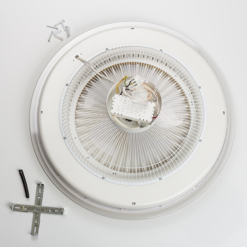 Brilagi - Φωτιστικό LED Dimmable με ανεμιστήρα RONDA LED/48W/230V 3000-6000K λευκό + τηλεχειριστήριο