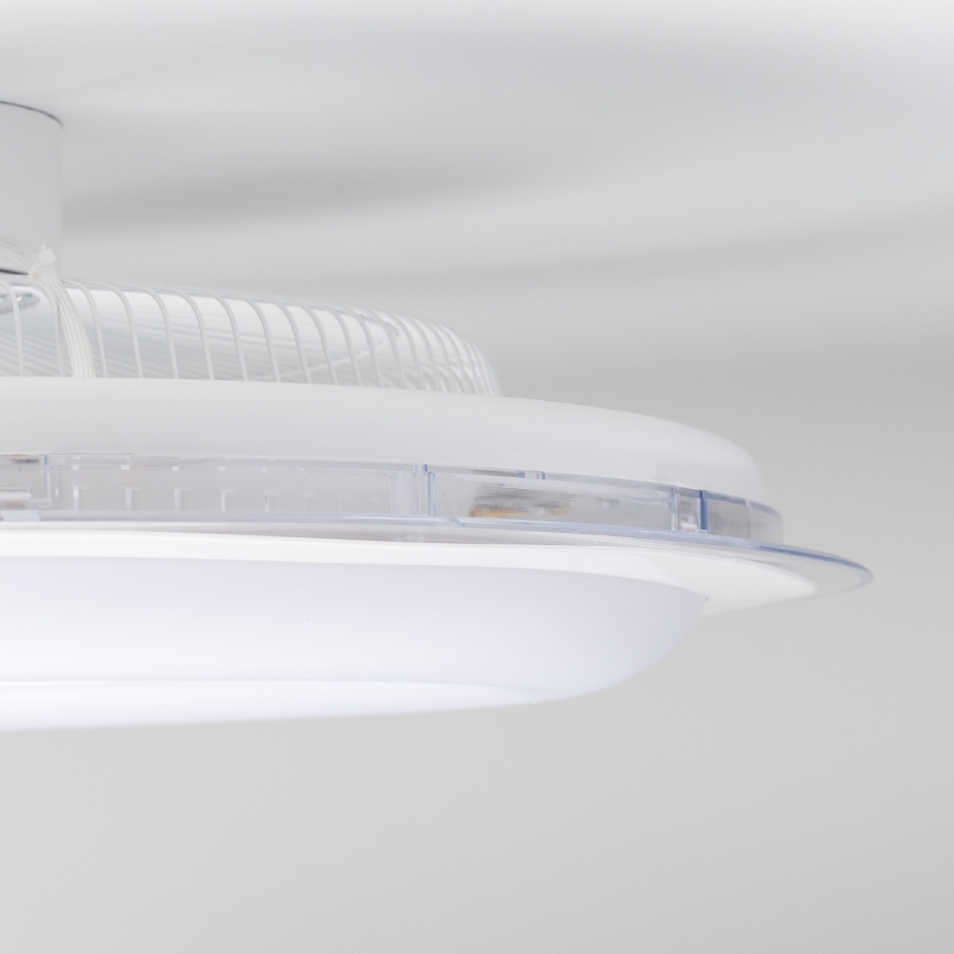 Brilagi - Φωτιστικό LED Dimmable με ανεμιστήρα RONDA LED/48W/230V 3000-6000K λευκό + τηλεχειριστήριο