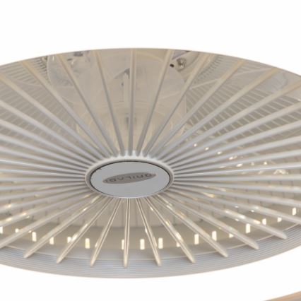 Brilagi - Φωτιστικό LED Dimmable με ανεμιστήρα RONDA LED/48W/230V 3000-6000K λευκό + τηλεχειριστήριο