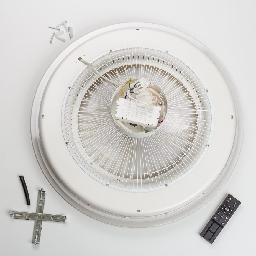 Brilagi - LED Dimmable φωτιστικό με ανεμιστήρα RONDA LED/48W/230V 3000-6000K χρυσό + τηλεχειριστήριο
