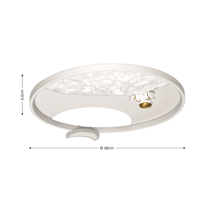 Brilagi - LED Dimmable φωτιστικό οροφής ASTRO LED/20W/230V 3000/4000/6000K + τηλεχειριστήριο