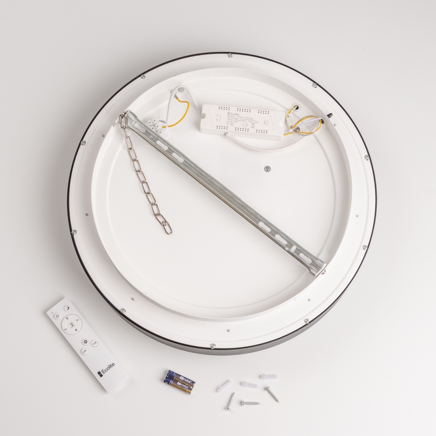 Brilagi - LED Dimmable φωτιστικό οροφής FALCON LED/80W/230V 3000-6500K μαύρο + τηλεχειριστήριο