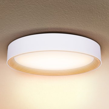 Brilagi - LED Dimmable φωτιστικό οροφής LARIOS LED/60W/230V 3000-6500K ø 49 cm λευκό + τηλεχειριστήριο