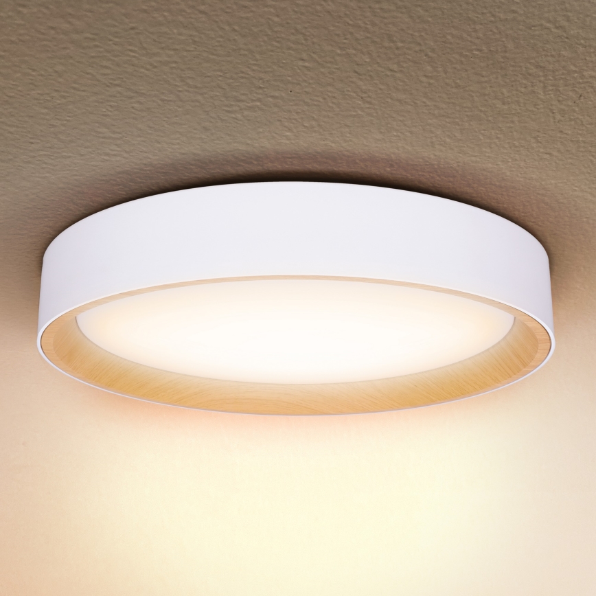 Brilagi - LED Dimmable φωτιστικό οροφής LARIOS LED/60W/230V 3000-6500K ø 49 cm λευκό + τηλεχειριστήριο