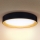 Brilagi - LED Dimmable φωτιστικό οροφής LARIOS LED/60W/230V 3000-6500K ø 49 cm μαύρο + τηλεχειριστήριο
