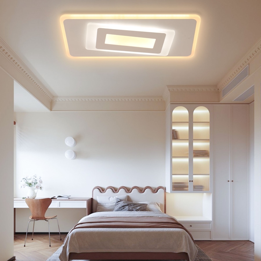 Brilagi - LED Dimmable φωτιστικό οροφής MODERN LED/51W/230V 2700-6500K 20x40 cm + τηλεχειριστήριο