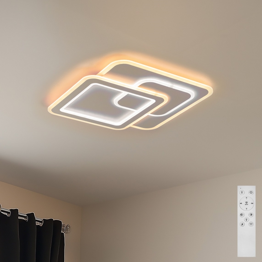Brilagi - LED Dimmable φωτιστικό οροφής MODERN LED/80W/230V 2700-6500K 52,5x52,5 cm + τηλεχειριστήριο