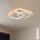 Brilagi - LED Dimmable φωτιστικό οροφής MODERN LED/80W/230V 2700-6500K 52,5x52,5 cm + τηλεχειριστήριο