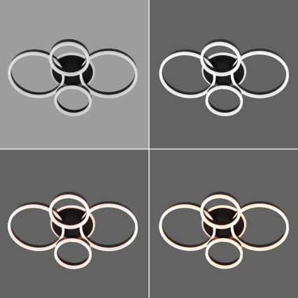 Brilagi - LED Dimmable φωτιστικό οροφής ORBITS LED/49W/230V 3000/4000/6000K + τηλεχειριστήριο