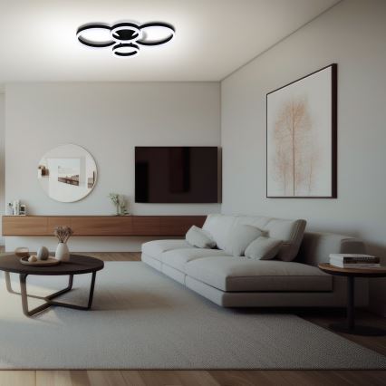 Brilagi - LED Dimmable φωτιστικό οροφής ORBITS LED/49W/230V 3000/4000/6000K + τηλεχειριστήριο