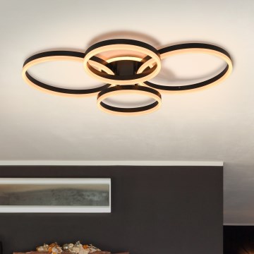 Brilagi - LED Dimmable φωτιστικό οροφής ORBITS LED/52W/230V 3000/4000/6000K + τηλεχειριστήριο
