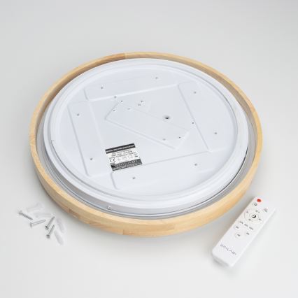Brilagi - LED Dimmable φωτιστικό οροφής PINE LED/24W/230V + τηλεχειριστήριο