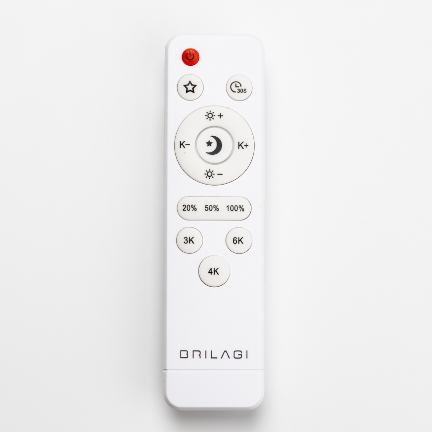 Brilagi - LED Dimmable φωτιστικό οροφής PINE LED/60W/230V + τηλεχειριστήριο