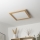 Brilagi - LED Dimmable φωτιστικό οροφής SLIMFRAME WOOD LED/36W/230V 49,5x49,5 cm 3000-6000K καφέ + τηλεχειριστήριο