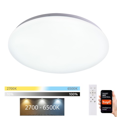 Brilagi - LED Dimmable φωτιστικό οροφής SMART LED/24W/230V 2700-6500K Wi-Fi Tuya + τηλεχειριστήριο