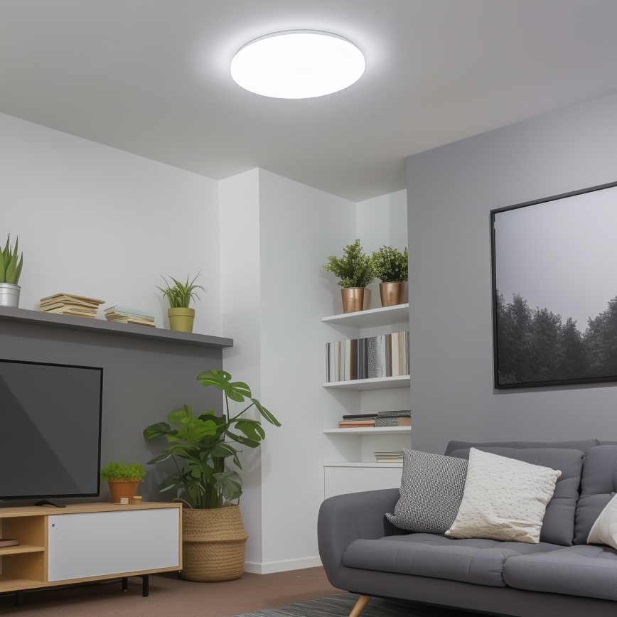 Brilagi - LED Dimmable φωτιστικό οροφής SMART LED/24W/230V 2700-6500K Wi-Fi Tuya + τηλεχειριστήριο